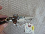 ANTIQUE FRENCH PINFIRE FOLDING TRIGGER REVOLVER NICKEL - 6 of 9