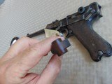 GERMAN WW I DWM ARTILLERY P08 LUGER DATED 1917 CALIBER 9MM - 21 of 23