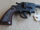 WWII COLT COMMANDO MILITARY REVOLVER 38 SPECIAL MADE 1942 FLAMING BOMB G.H.D. INSPECTED - 3 of 21