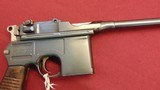 SOLD -- MAUSER C96 BROOMHANDLE PISTOL 7.63 MAUSER SEMI AUTO PISTOL - 9 of 25