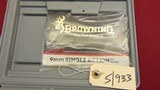 SOLD --BROWNING PRACTICAL SEMI AUTO PISTOL 9MM TWO TONE FINISH W/ BOX - 16 of 18