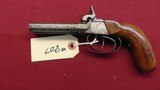 sold --- ANTIQUE DOUBLE BARREL PERCUSSION PISTOL 41 CALIBER - 6 of 13