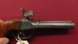 sold --- ANTIQUE DOUBLE BARREL PERCUSSION PISTOL 41 CALIBER - 11 of 13