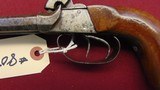 sold --- ANTIQUE DOUBLE BARREL PERCUSSION PISTOL 41 CALIBER - 7 of 13
