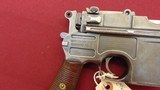 SOLD --- MAUSER BROOMHANDLE C96 SEMI AUTO PISTOL 7.63mm ( C&R OK) - 5 of 16