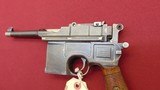 SOLD --- MAUSER BROOMHANDLE C96 SEMI AUTO PISTOL 7.63mm ( C&R OK) - 2 of 16