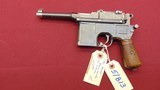 SOLD --- MAUSER BROOMHANDLE C96 SEMI AUTO PISTOL 7.63mm ( C&R OK) - 1 of 16