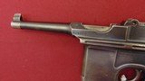 SOLD --- MAUSER BROOMHANDLE C96 SEMI AUTO PISTOL 7.63mm ( C&R OK) - 3 of 16