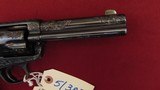 SOLD --- COLT ENGRAVED SINGLE ACTION BISLEY REVOLVER 45 COLT MADE 1902 - 9 of 16
