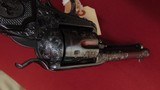 SOLD --- COLT ENGRAVED SINGLE ACTION BISLEY REVOLVER 45 COLT MADE 1902 - 16 of 16