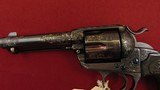 SOLD --- COLT ENGRAVED SINGLE ACTION BISLEY REVOLVER 45 COLT MADE 1902 - 5 of 16