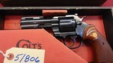 COLT 4" PYTHON REVOLVER MADE 1972 WITH BOX 357 MAGNUM - NICE GUN - 4 of 20