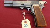 sold -- gene -BROWNING HIGH POWER PRE WAR SEMI AUTO PISTOL 9MM TANGANT SIGHT & SLOTTED - 6 of 21