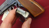 sold -- gene -BROWNING HIGH POWER PRE WAR SEMI AUTO PISTOL 9MM TANGANT SIGHT & SLOTTED - 16 of 21