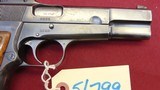 sold -- gene -BROWNING HIGH POWER PRE WAR SEMI AUTO PISTOL 9MM TANGANT SIGHT & SLOTTED - 2 of 21