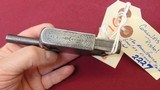 RARE ENGRAVED ANTIQUE FRENCH GAULOIS PALM PISTOL NO. 3 8MM - 12 of 15