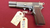sold c. leljedal--FN BROWNING POLICIA PROV.BS.AIRES-61 HIGH POWER PISTOL 9MM - 1 of 15