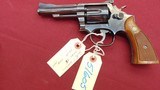 SOLD -- SMITH & WESSON MODEL 18 REVOLVER 22LR 4" BARREL MADE 1957 - 1 of 13