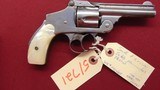 SMITH & WESSON SAFETY HAMMERLESS TOPBREAK REVOLVER 38 S&W PEARL GRIPS - 1 of 13