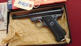 RUGER STANDARD MODEL SEMI AUTO PISTOL 22LE MADE 1971 SER#11-00006 - 2 of 12
