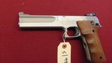 sold--- SMITH & WESSON MODEL 2206TGT SEMI AUTO TARGET PISTOL RARE STEEL FRAME GUN - 4 of 14