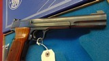 sold - anthony- SMITH & WESSON MODEL 41 NO DASH SEMI AUTO TARGET PISTOL 22 LR WITH BOX - 6 of 18