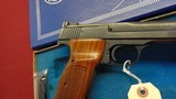 sold - anthony- SMITH & WESSON MODEL 41 NO DASH SEMI AUTO TARGET PISTOL 22 LR WITH BOX - 7 of 18