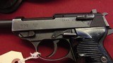 GERMAN P38 RARE SVW 45 FRENCH SEMI AUTO PISTOL 9MM GRAY GHOST WITH HOLSTER - 5 of 24