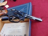 sold - alan -SMITH & WESSON MODEL 34-1 ROUND BUTT REVOLVER 22LR WITH BOX - 12 of 14