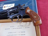 sold - alan -SMITH & WESSON MODEL 34-1 ROUND BUTT REVOLVER 22LR WITH BOX - 3 of 14
