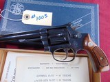 sold - alan -SMITH & WESSON MODEL 34-1 ROUND BUTT REVOLVER 22LR WITH BOX - 2 of 14