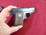 Sale pending COLT MODEL 1908 VEST POCKET SEMI AUTO PISTOL MADE 1917 THREADED BARREL - 4 of 14