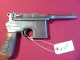 Sale pending Ron MAUSER C96 BROOMHANDLE RED 9 SEMI AUTO MILITARY PISTOL 9MM WITH UNIT MARKS - 1 of 25