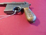 Sale pending Ron MAUSER C96 BROOMHANDLE RED 9 SEMI AUTO MILITARY PISTOL 9MM WITH UNIT MARKS - 7 of 25