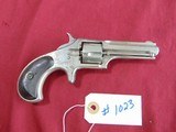 SOLD --- REMINGTON SMOOT REVOLVER 30 RIMFIRE NICKEL FINISH - 1 of 12
