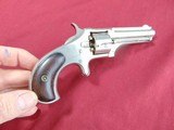 SOLD --REMINGTON SMOOT REVOLVER 32 RIMFIRE NICKEL FINISH - 9 of 12