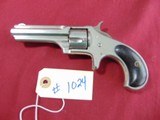 SOLD --REMINGTON SMOOT REVOLVER 32 RIMFIRE NICKEL FINISH - 2 of 12