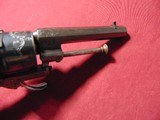 ANTIQUE - BELGIAN ENGRAVED PINFIRE REVOLVER - 7 of 11