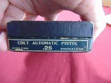 SOLD -- COLT 1908 VEST POCKET 25ACP SEMI AUTO PISTOL - MINTY WITH BOX MADE MADE 1934 - 11 of 12