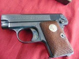 SOLD -- COLT 1908 VEST POCKET 25ACP SEMI AUTO PISTOL - MINTY WITH BOX MADE MADE 1934 - 3 of 12