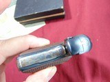 SOLD -- COLT 1908 VEST POCKET 25ACP SEMI AUTO PISTOL - MINTY WITH BOX MADE MADE 1934 - 8 of 12