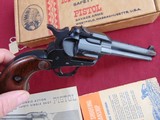 SAVAGE MODEL 101 SINGLE SHOT REVOLVER22LR WITH BOX INVOICE 1968 - 5 of 15