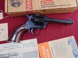 SAVAGE MODEL 101 SINGLE SHOT REVOLVER22LR WITH BOX INVOICE 1968 - 3 of 15