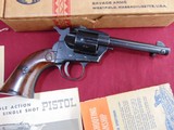 SAVAGE MODEL 101 SINGLE SHOT REVOLVER22LR WITH BOX INVOICE 1968 - 4 of 15