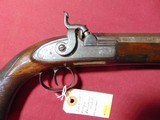 SOLD --ANTIQUE - BECKWITH PERCUSSION HORSE PISTOL 69 CALIBER - 1 of 19