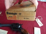 SAVAGE MODEL 101 SINGLE SHOT REVOLVER 22LR WITH BOX & RECEIPT - 12 of 16