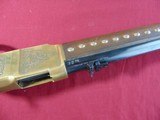 A. UBERTI INDIAN ENGRAVED BRASS FRAME 1866 LEVER ACTION CARBINE 44-40 - 17 of 24