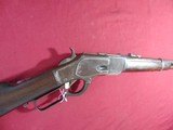 Sold -WINCHESTER MODEL 1873 SADDLE RING CARBINE 44 WCF MADE IN 1883 - 2 of 17