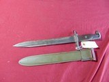 AFH U.S. 1943 DATED M1 GARAND BATONET WITH SCABBARD - 5 of 10