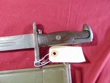 AFH U.S. 1943 DATED M1 GARAND BATONET WITH SCABBARD - 6 of 10